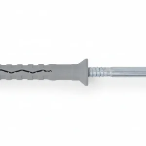 Tassello Premontato Nylon Bordo Svasato Con Vite Zincata Bianca Tss- - Ø Mm.6X40 Vite Ø Mm.3,8X45 Spess.Fissaggio Mm.10 -...
