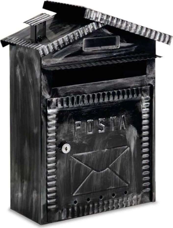 TECHNOMAX - CASSETTA POSTALE ALTEA STRUTTURA FERRO BATTUTO 26.5X14X35CM