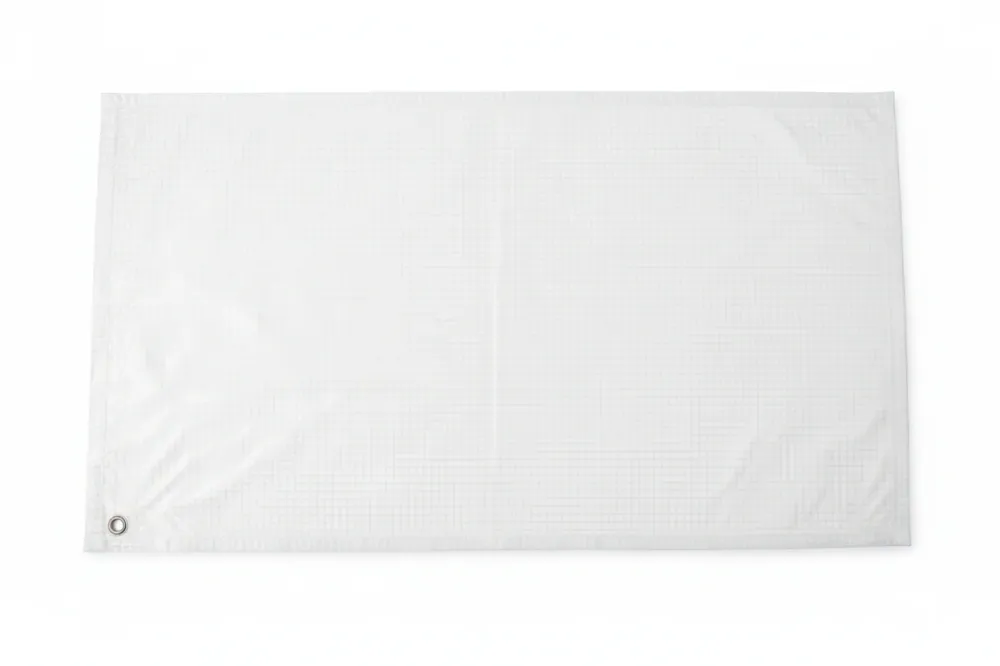 Telo Tenda Pe Retinato Trasparente Con Occhioli Cm.400X400 Trex