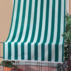 TENDA SOLE RIO CON TUNNEL E FRANGIA cm. 140x300 col. Bianco/Blu