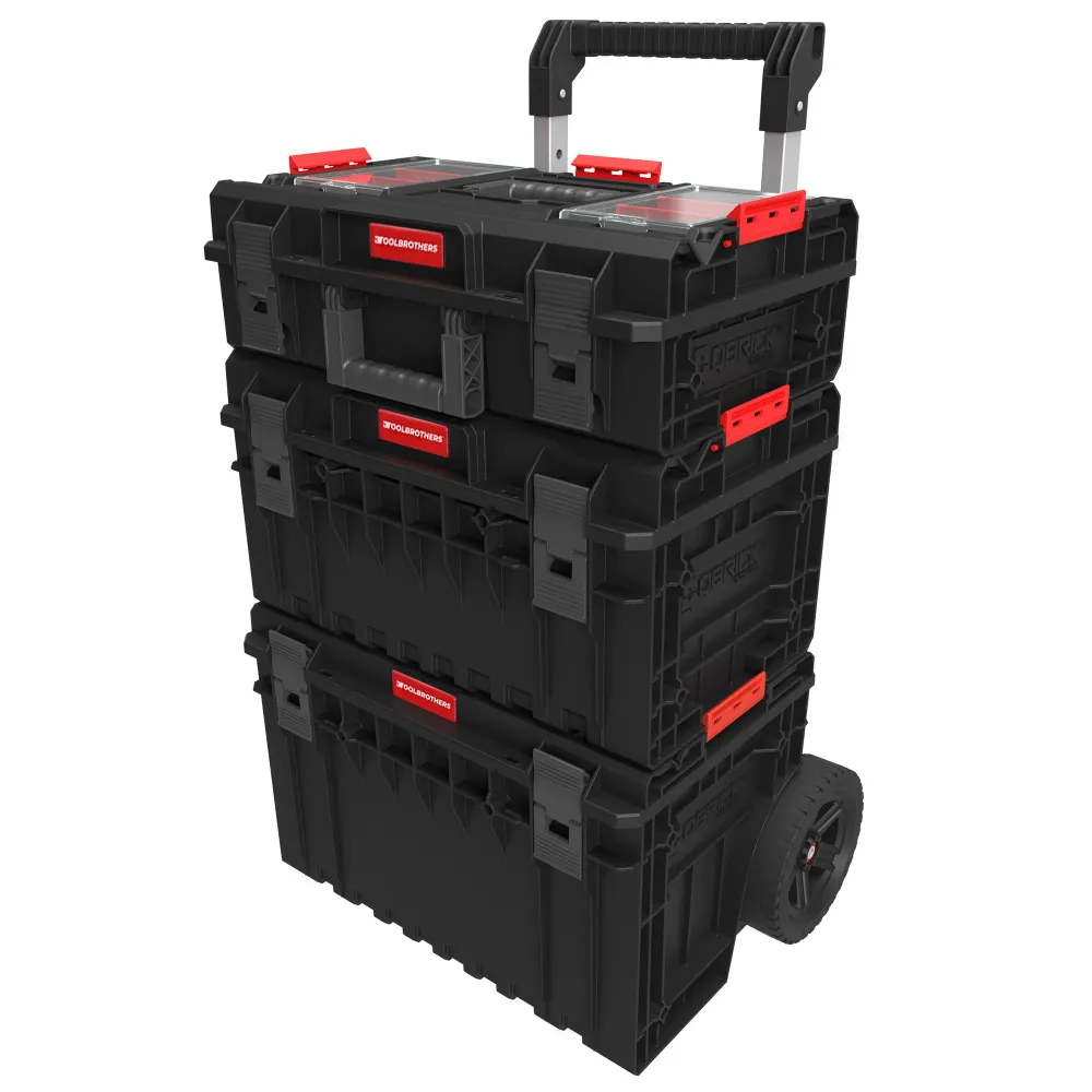 Toolbrothers RHINO XXL ECO Set da officina Valigetta portautensili Comfort+ altezza L + Valigetta portautensili Comfort+ a...