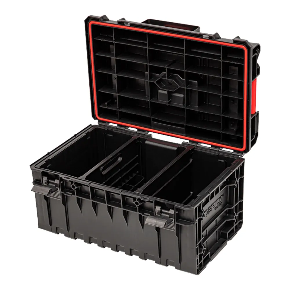 Toolbrothers RHINO XXL Valigia portautensili ECO Work+ altezza L 38 l IP66 con divisori estraibili