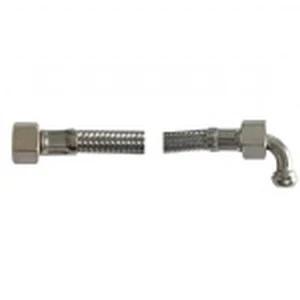 TUBO FLESSIBILE 30 CM 3/8 FF CON 1 CURVA CONICA