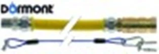 tubo gas flessibile 1/2" l 1500mm inox rivestito plastica