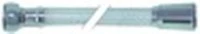 tubo per doccia raccordi 1/2" l 1000mm pvc p di lavoro 10bar p di scoppio 30bar t. mass. 60°c