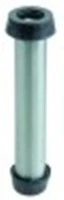 tubo troppopieno misura 1¼"-1½" altezza utile 165mm h tot. 175mm diametro est. 30mm inox