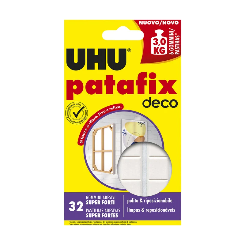 Uhu Patafix Super Forte Fino 3 Kg- 12,0 Pz