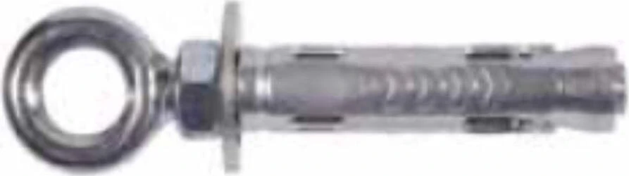 UNIFIX - 6 PEZZI - TASSELLI ACCIAIO PER FISSAGGI PESANTI CON OCCHIOLO CHIUSO 12MM