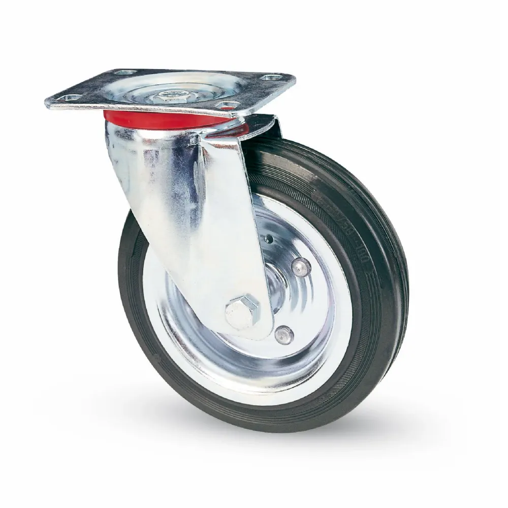 Utilia Ruota Girevole Per Carrelli Mm.160-Piastra Mm.135X106