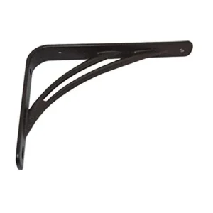VECA - REGGIMENSOLA LINEA "LIBERTY" PER ARREDO CASA ZAMA 40CM - COLORE NERO MICACEO