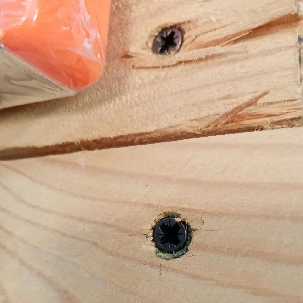 Vite 4,5x80/60mm - 200pz TPS testa conica bronzata per legno truciolare parzialmente filettata