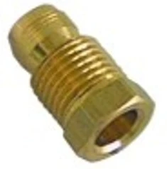 vite di serraggio filetto m11x1 per tubo diametro 6mm con. 1 pz