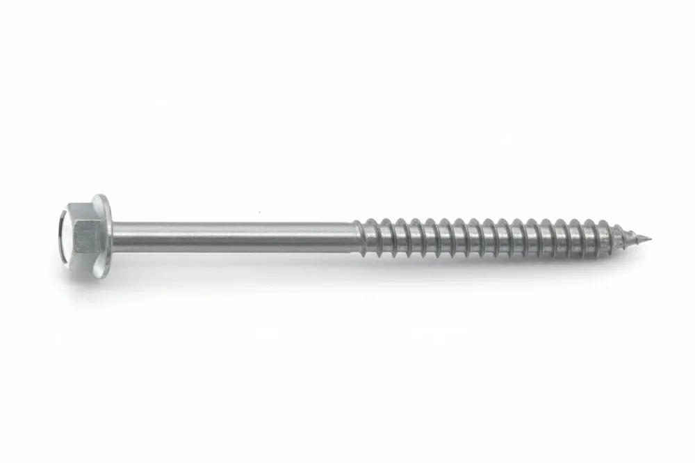 Vite Tirafondi Per Legno Testa Esagono- - Ø Mm.6,5X140 - 100 Pezzi Ambrovit