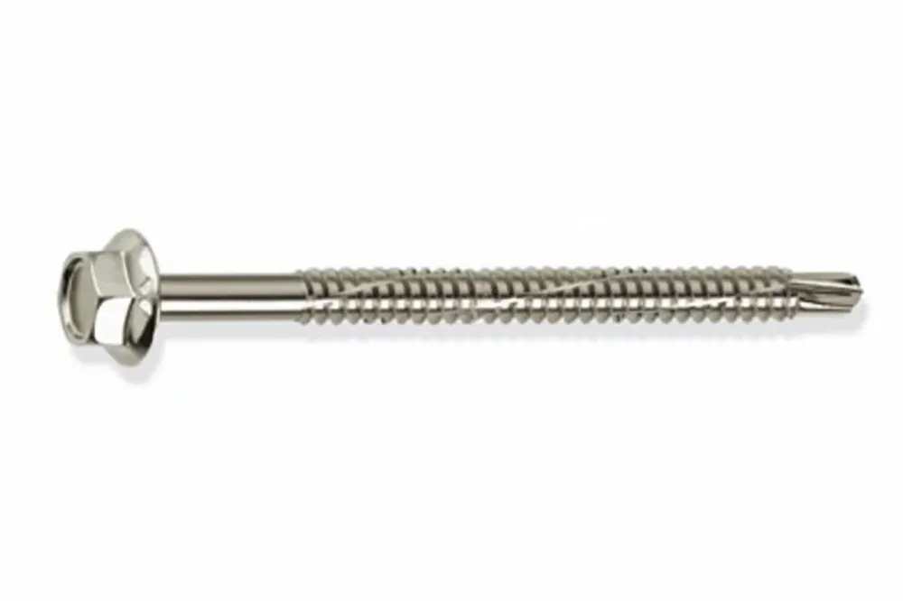 Vite Tirafondi Per Metallo Autoperforante Kovervit Dx Chromiting- - Ø Mm.6,3X60 - 100 Pezzi Mustad