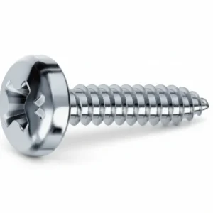Viti Autofilettanti Testa Cilindrica Acciaio Zincato Bianco- - Ø Mm.5,5X16 - 200 Pezzi Mustad