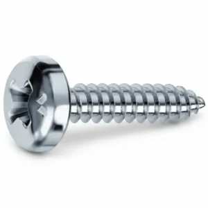 Viti Autofilettanti Testa Cilindrica Acciaio Zincato Bianco- - Ø Mm.3,5X19 - 500 Pezzi Mustad