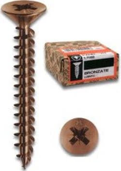 Viti legno Mustad PVACZP400350BZC PANEL VIT TC Bronzato