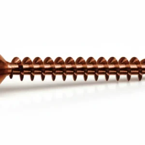 Viti Panel-Vit Testa Svasata Piana Acciaio Bronzato- - Ø Mm.5X80 Filetto Mm.70 - 200 Pezzi Mustad