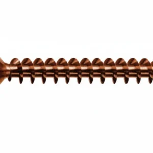 Viti Panel-Vit Testa Svasata Piana Acciaio Bronzato- - Ø Mm.4X40 - 500 Pezzi Mustad