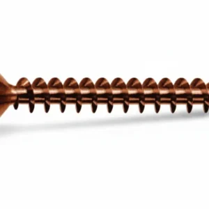 Viti Panel-Vit Testa Svasata Piana Acciaio Bronzato- - Ø Mm.5X90 Filetto Mm.63 - 200 Pezzi Mustad