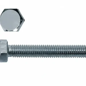 Viti Per Metallo 8.8 Testa Esagonale Interamente Filettate- - Ø Mm.22X90 - 10 Pezzi Ambrovit