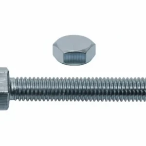 Viti Per Metallo 8.8 Testa Esagonale Interamente Filettate- - Ø Mm.16X80 - 25 Pezzi Ambrovit