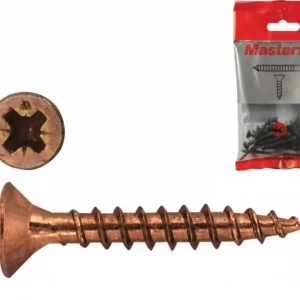 Viti Per Truciolare Tps Pozidrive Bronzate- - Ø Mm.4X45 Blister Pz.25 - 10 Blister Friulsider