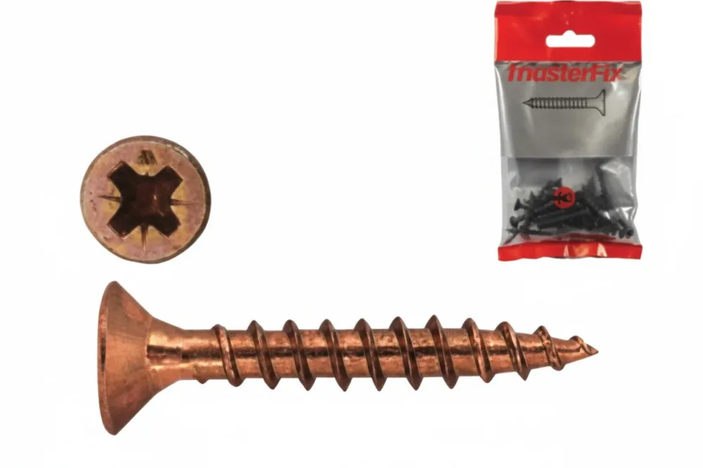 Viti Per Truciolare Tps Pozidrive Bronzate- - Ø Mm.4,5X25 Blister Pz.25 - 10 Blister Friulsider