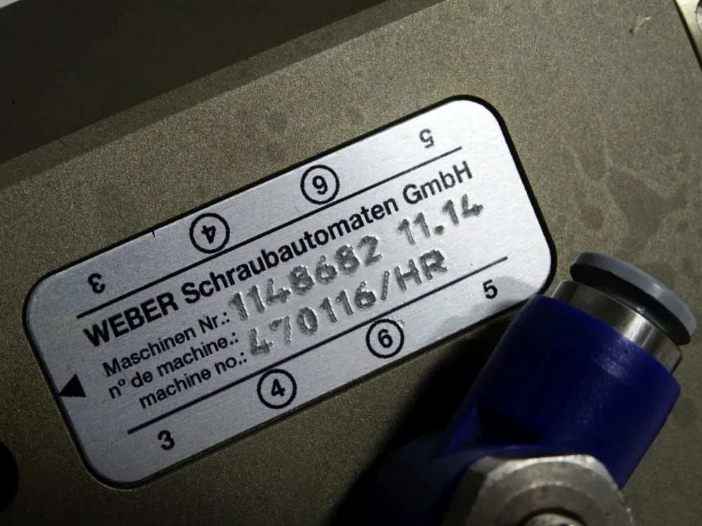 Weber Schraubautomaten Stationärschrauber SER 60 200 1148682 470116/HR