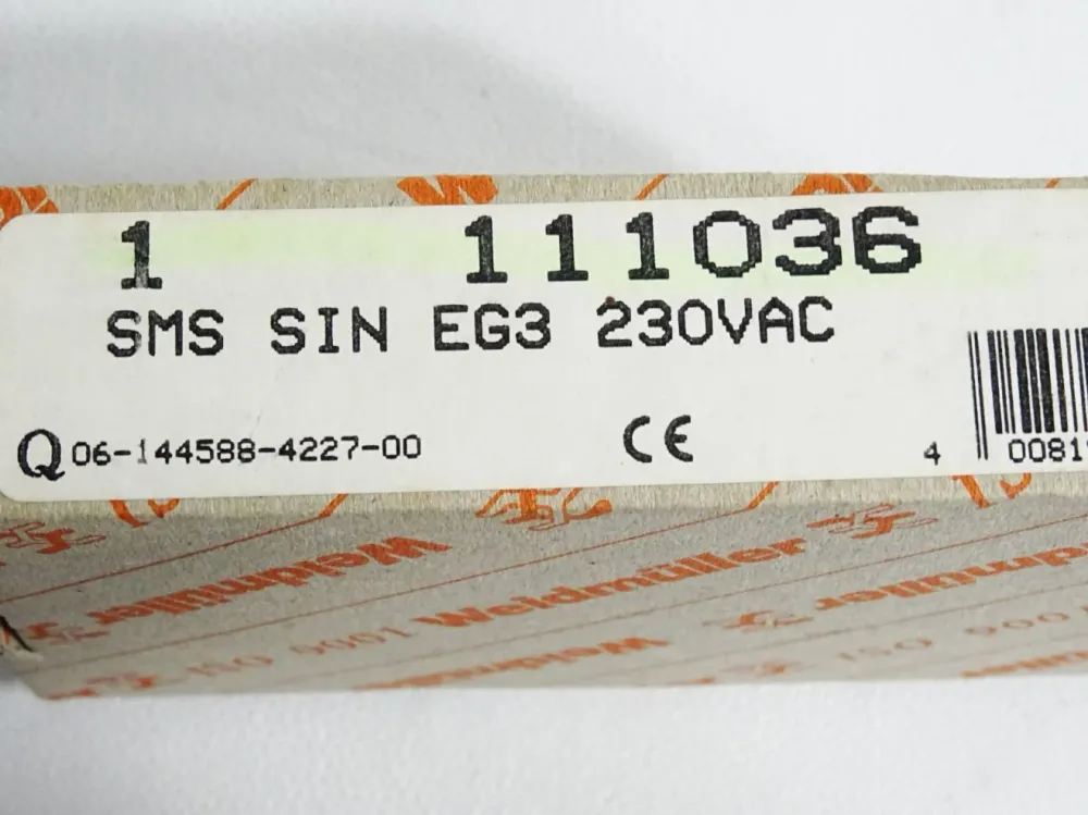 Weidmüller 111036 SMS SIN EG3 230VAC / Neu OVP
