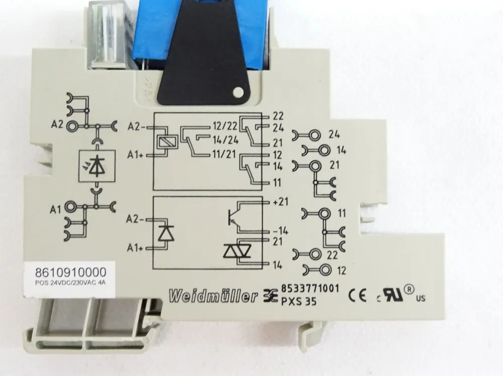 Weidmüller 8533771001 PXS35 / 8610910000 POS 24VDC/230VAC 4A