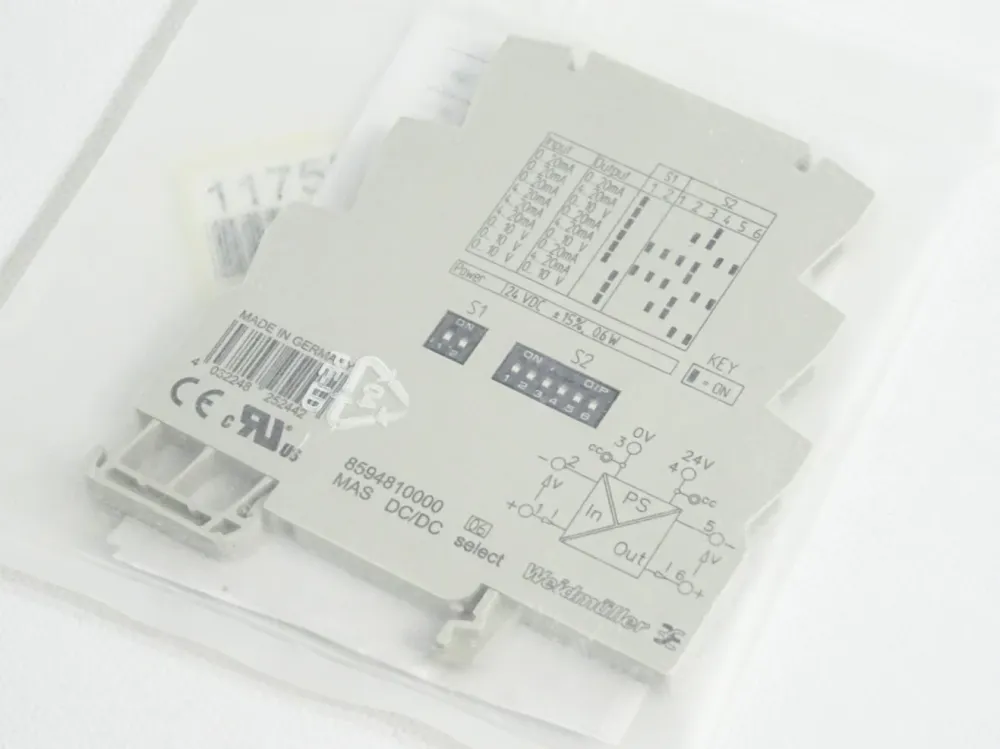 Weidmüller 8594810000 MAS DC/DC SELECT Signal converter/insulator / Neu OVP
