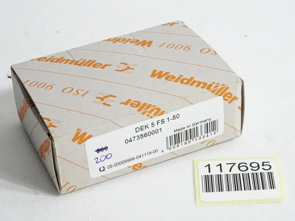 Weidmüller Klemmenmarkierung 0473560001 / Inhalt:200 Stück / Neu OVP