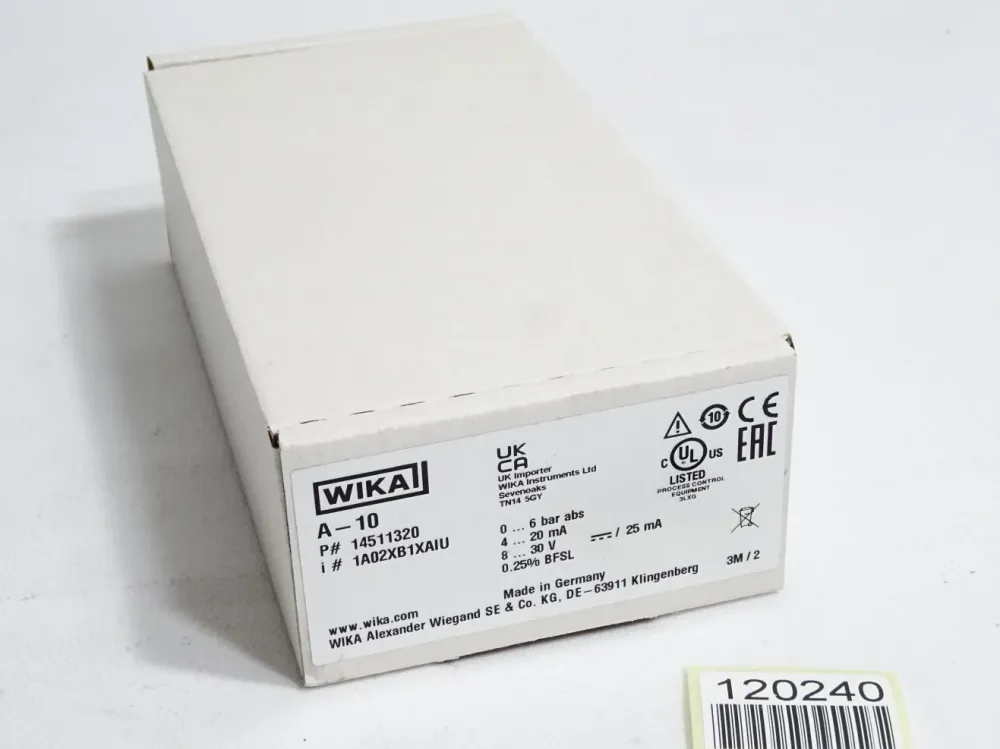 Wika Druckmessumformer -10 14511320 0…6bar 4…20mA 8…30V / Neu OVP