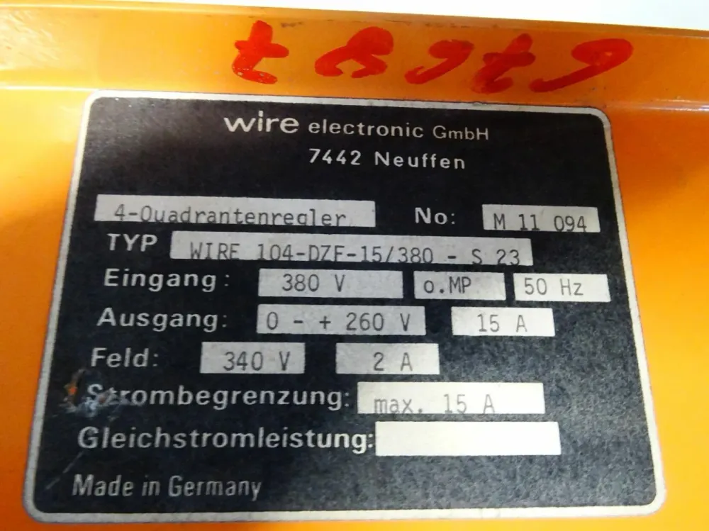 Wire Electronic 4-Quadrantenregler WIRE 104-DZF-15/380-S23