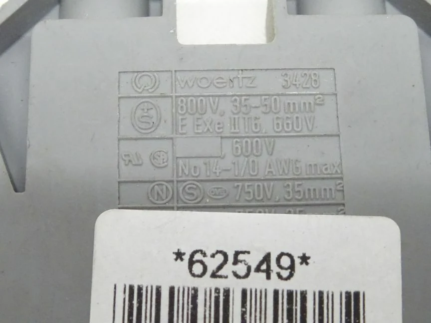 Woertz 3428 Reihenklemme