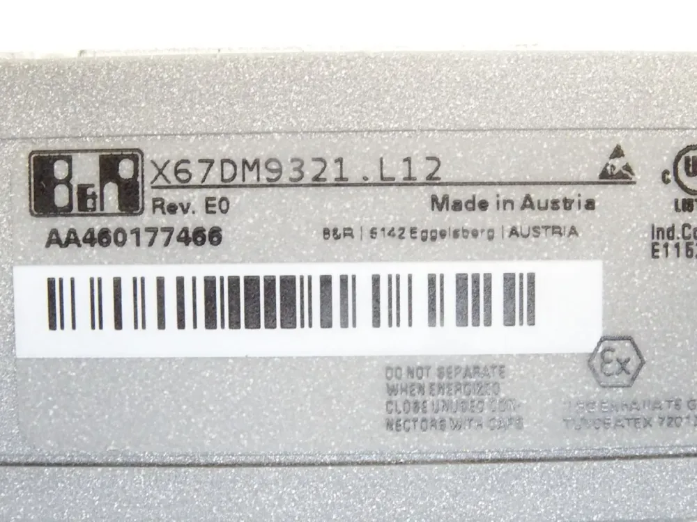 B&R X67DM9321.L12 Rev. E0 16 Digitalkanälen