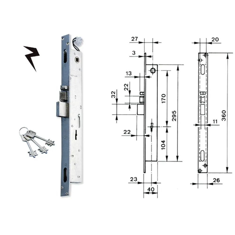 Yale 6701 Elettromappa Mont 1 Chi