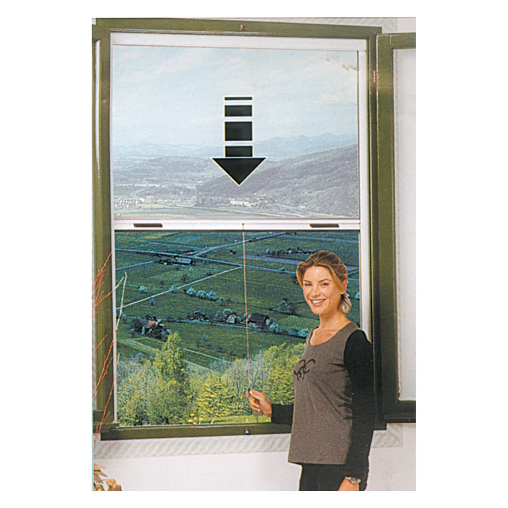 Zanzariera Avvolgibile Verticale Cm 160 X 160 Marrone Ral 8017 - Irs