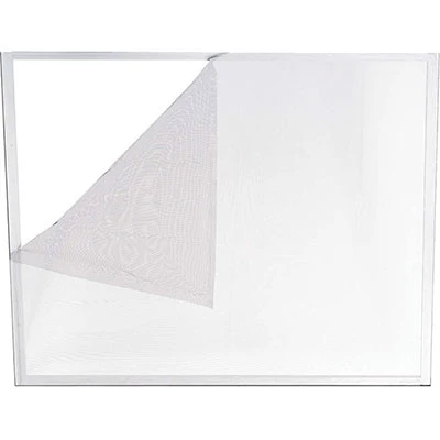 Zanzariera Finestra Strappo Ecco Irs - Poliestere Bianco Cm 150 H.Cm 300- 2 Pezzi