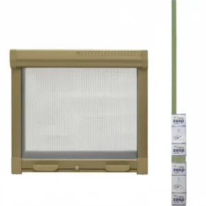 Zanzariera Kit Molla Frizionata Colore Bronzo Cm. 80X170H. Vette