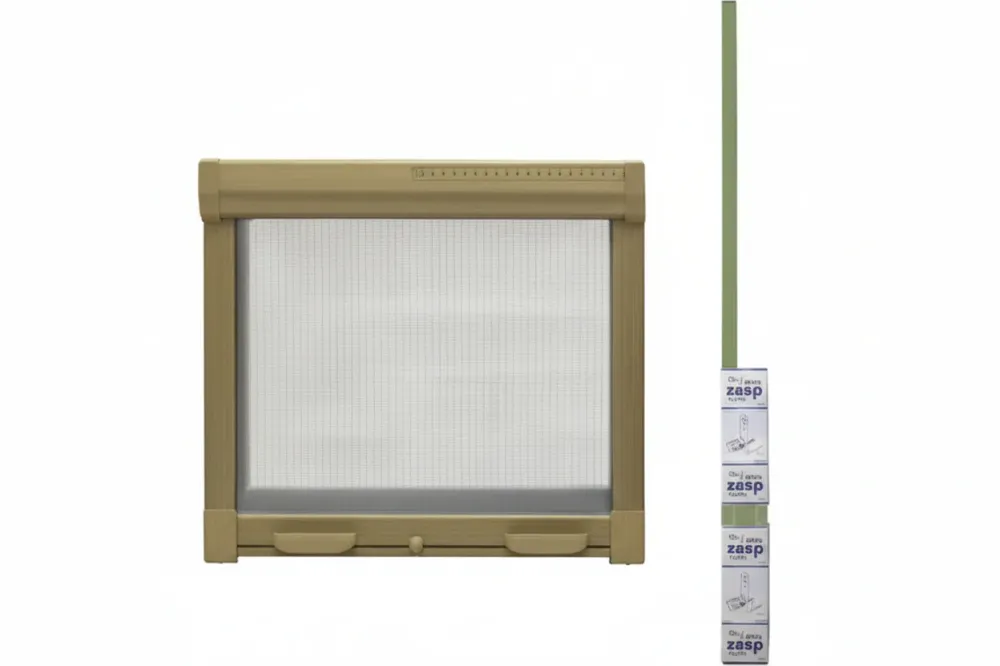 Zanzariera Kit Molla Frizionata Colore Bronzo Cm. 80X170H. Vette