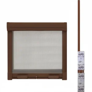 Zanzariera Kit Molla Frizionata Colore Marrone Cm.140X170H. Vette