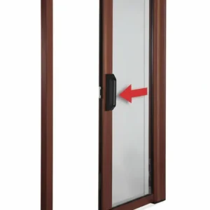 Zanzariera Rullo Laterale Chiusura Gancio Colore Marrone Cm.150X250H. Sangiorgio