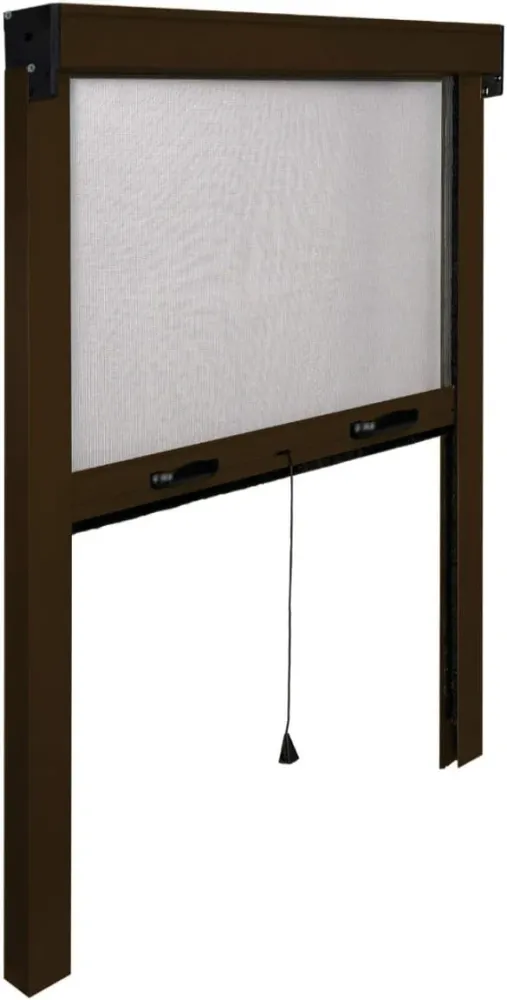 ZANZARIERA VERTICALE KIT col. Marrone (RAL 8017) cm.120x240