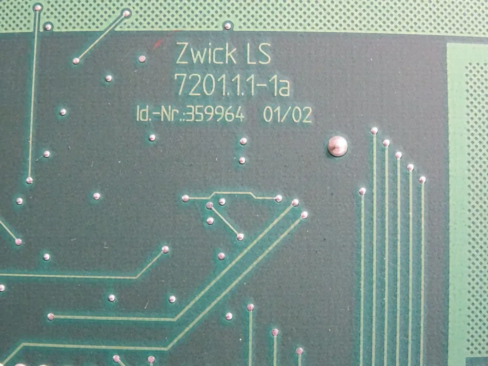 Zwick 7201.1.1-1a 359964 Board 7201.9