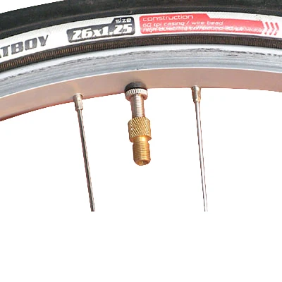 Adattatore pompa bici Schrader per valvola Presta