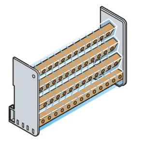 Abb AD1028 - Ripartitore modulare 4P‚ 125A - 89x93x48mm (LxLxH)