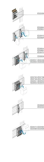 Abb ED2654 - Modulo base L1/Neutro alto 40A