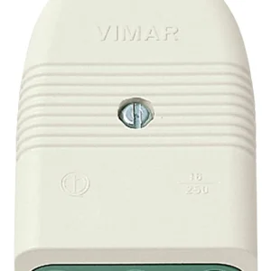 Vimar 01029.B - Presa 2P+T 16A P17/11 assiale bianco